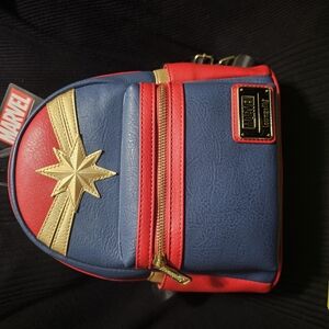Marvel Red and Blue Backpack with Gold Star